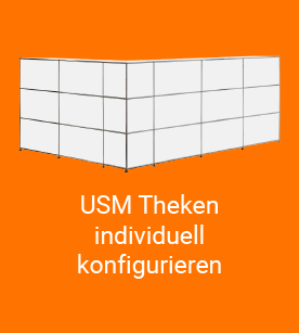 Individuell konfigurierbare Theken von USM Haller