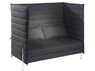 alcove highback 2er schwarz