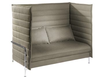 alcove highback 2er warmgrey