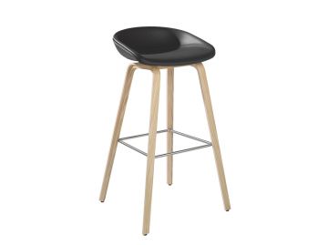 about a stool leder schwarz