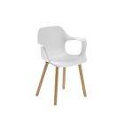 hal armchair wood weiß