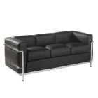 LC 2 couch 3er schwarz